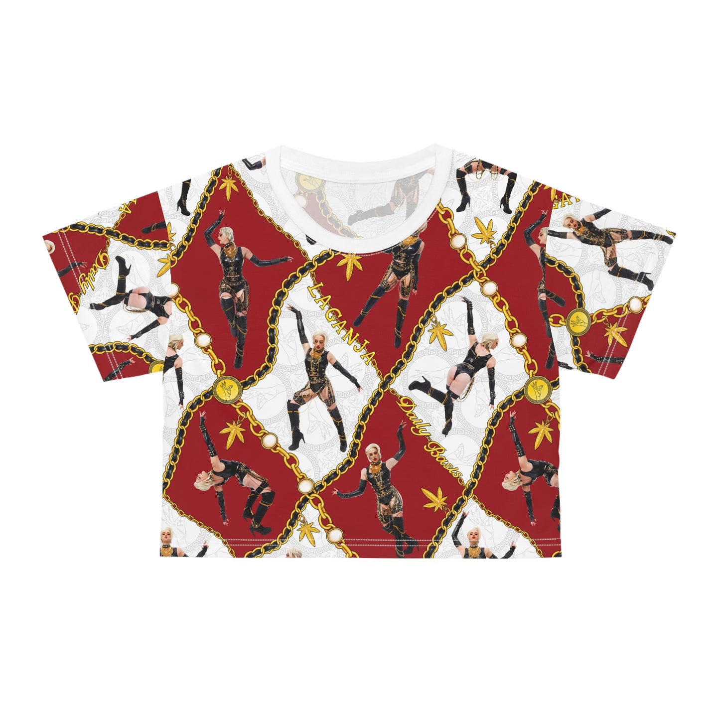 "Daily Basis" Opulence Obsession Cropped Shirt