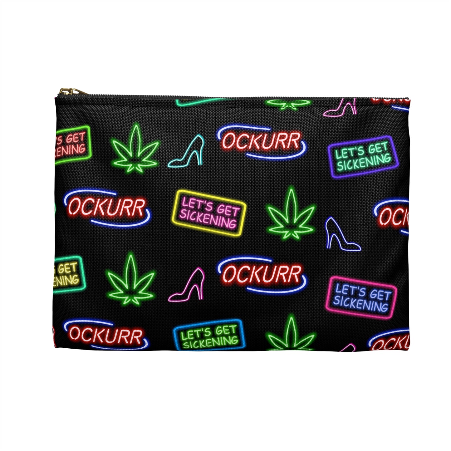 "Neon High Times & Heels" Stash Bag