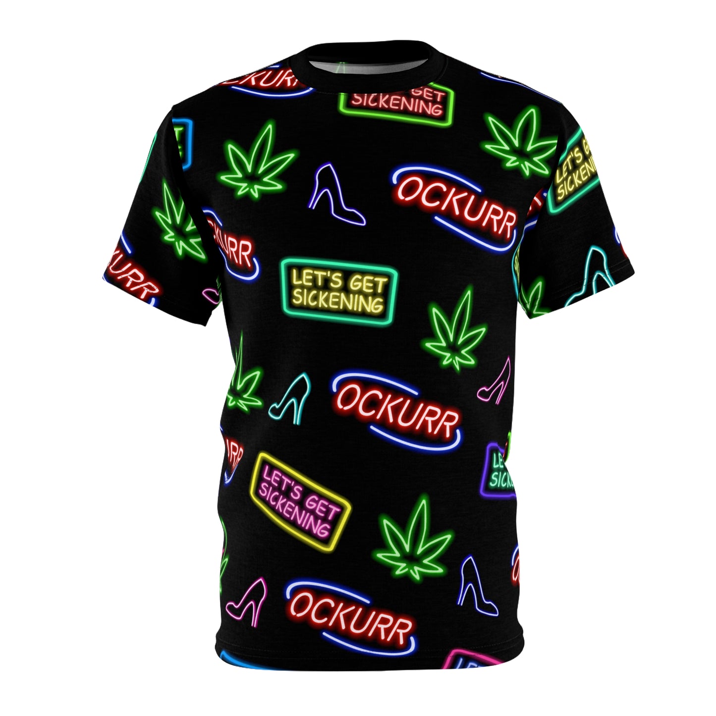 "Neon High Times & Heels" Unisex Shirt