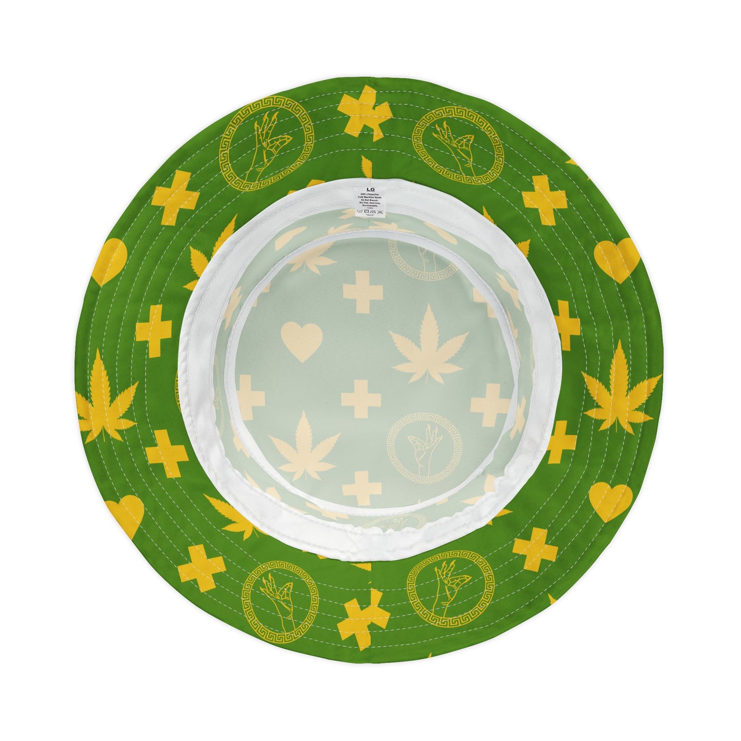 “Medallion Herb Couture” Bucket Hat