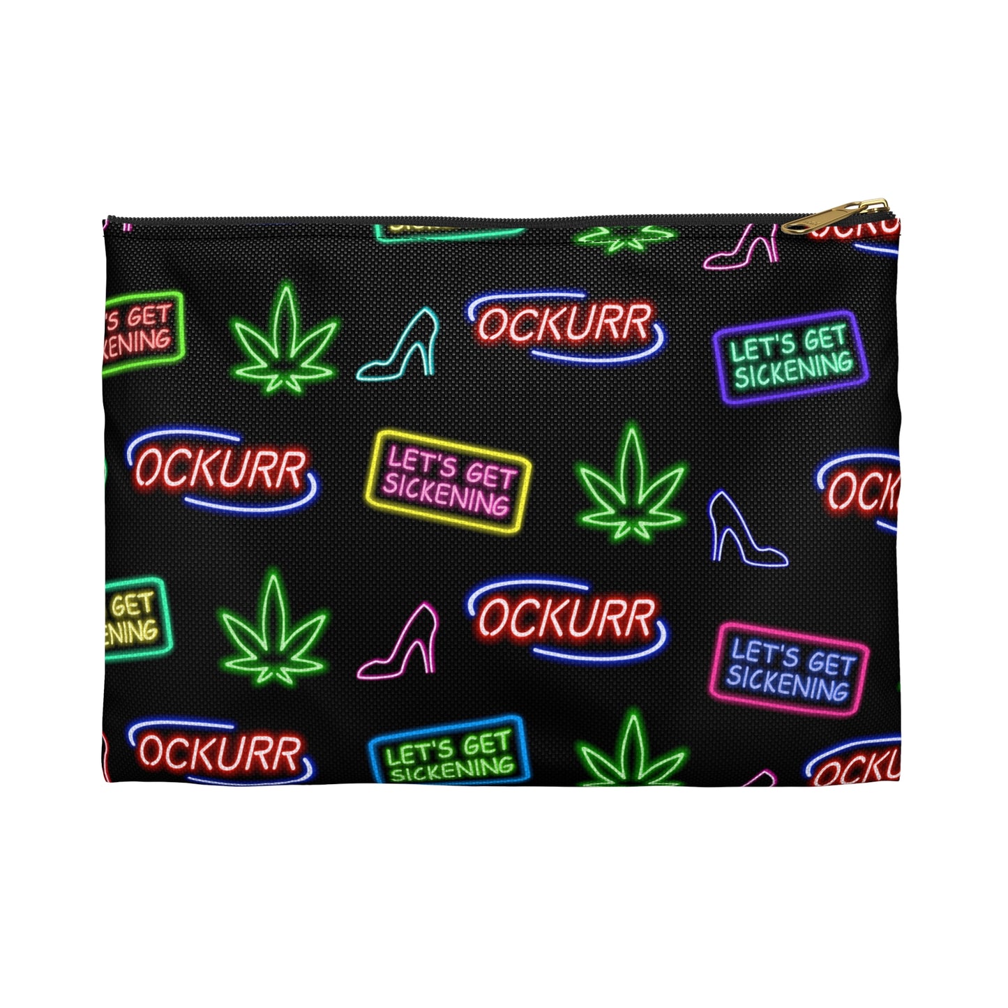 "Neon High Times & Heels" Stash Bag