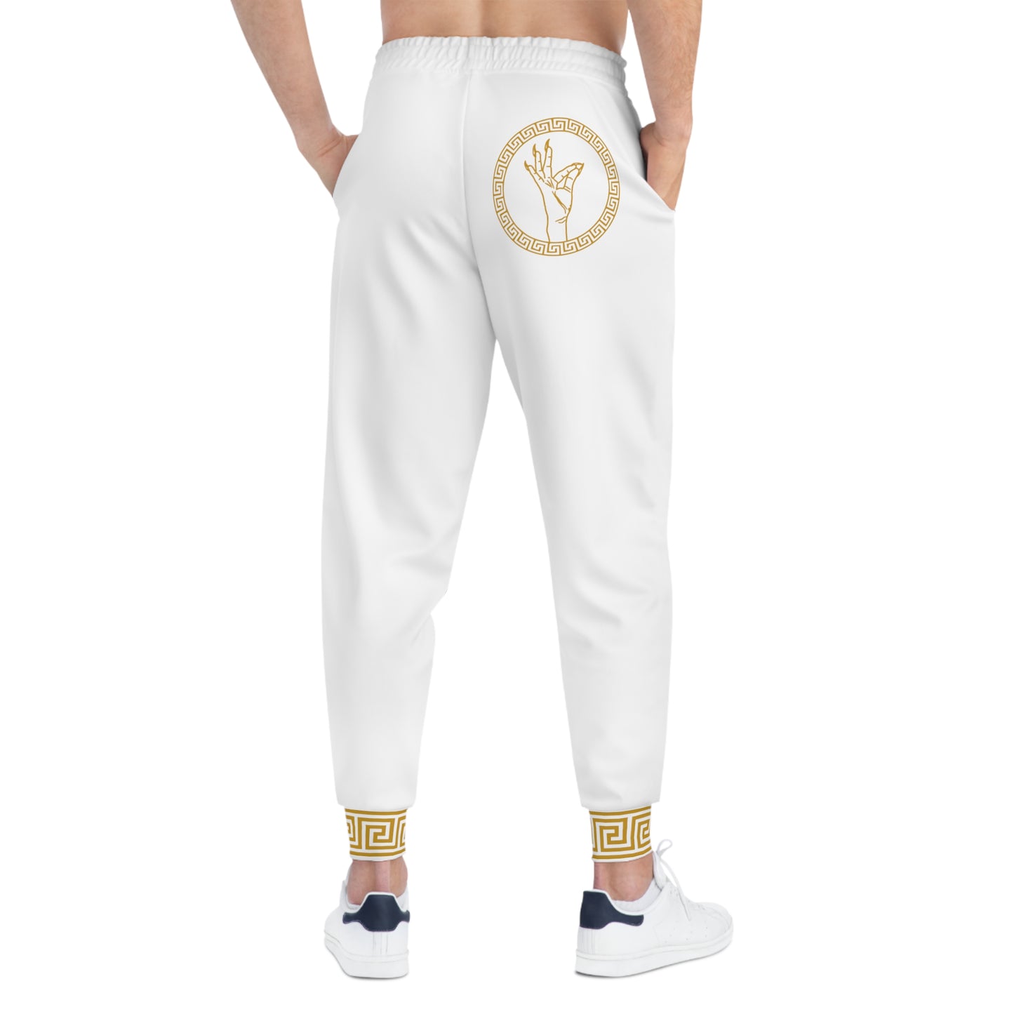 White "OG Medallion" Joggers