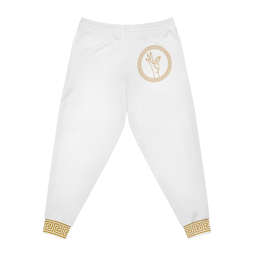 White "OG Medallion" Joggers