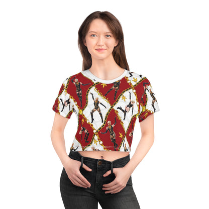 "Daily Basis" Opulence Obsession Cropped Shirt
