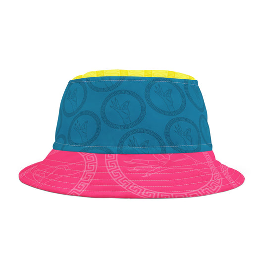 “Rainbow Regal Radiance” Bucket Hat