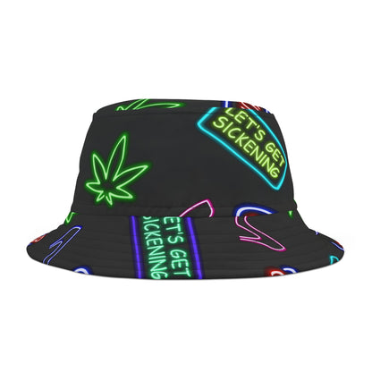 “Neon High Times & Heels” Bucket Hat