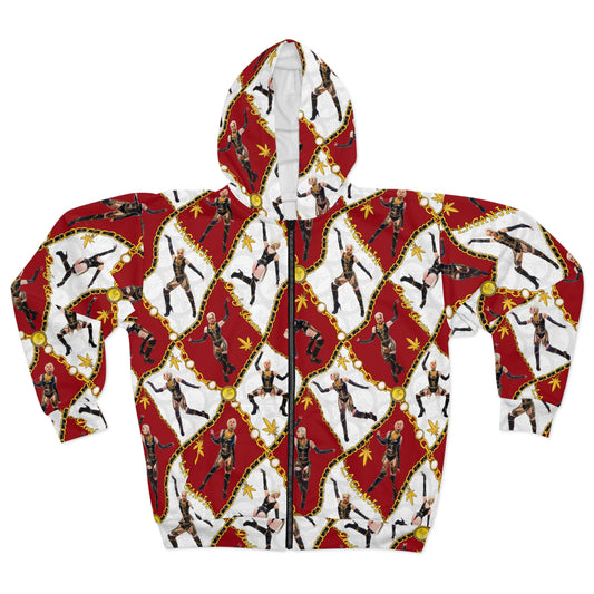 “Daily Basis” Opulence Obsession Zip Up Hoodie